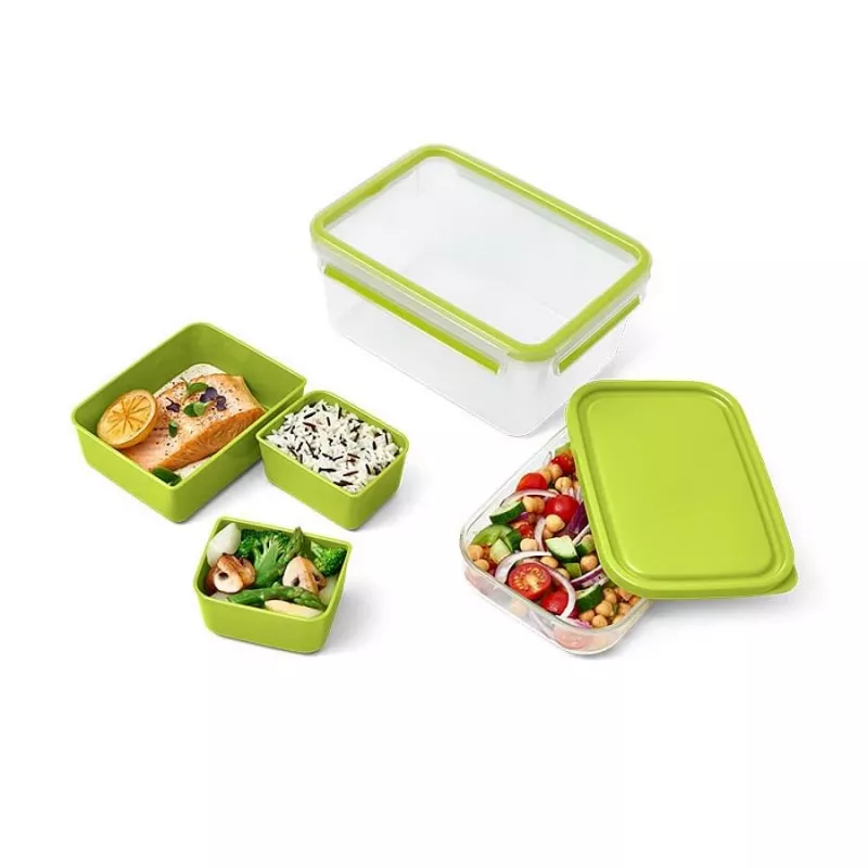 EMSA CLIP & GO XL Lunch container 2.3 L Green, Transparent 1 pc(s)