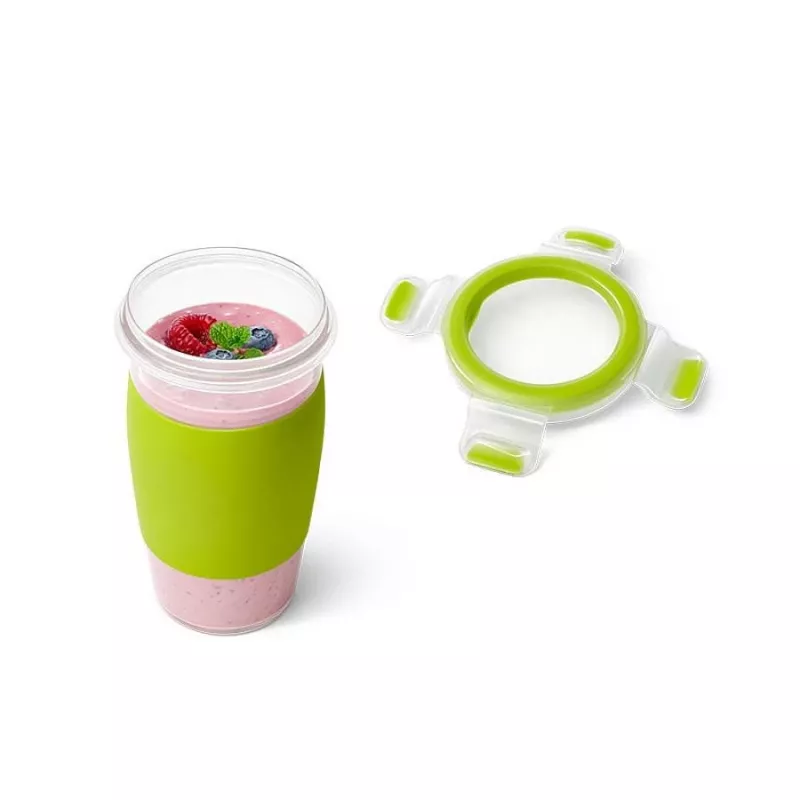 EMSA CLIP & GO Lunch container 0.45 L Plastic Green, Transparent 1 pc(s)