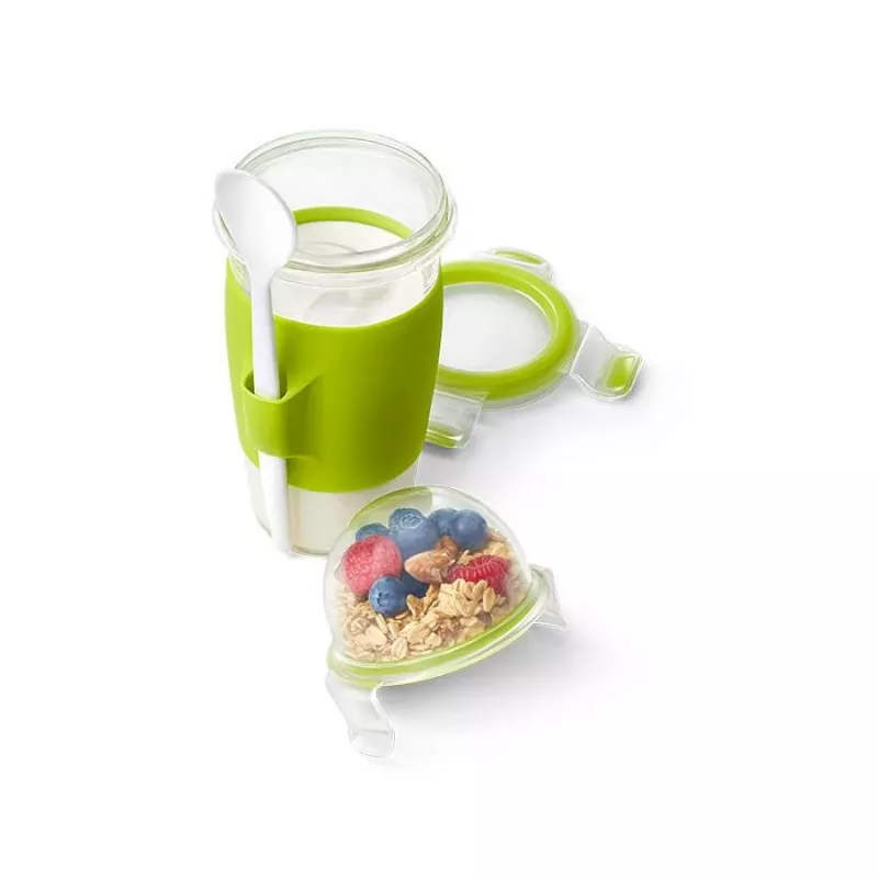 EMSA CLIP & GO Lunch container 0.45 L Plastic Green, Transparent 1 pc(s)