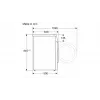 Bosch Serie 8 WGB244A40 Front-Load Washing Machine, 9 kg, 1400 RPM, i-Dos, White/Black