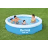 Bestway Fast Set Round Inflatable Pool Set 3.05 m x 66 cm, 3200 L, Inflatable pool, Child & adult, Blue, White, 9.26 kg