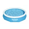 Bestway Fast Set Round Inflatable Pool Set 3.05 m x 66 cm, 3200 L, Inflatable pool, Child & adult, Blue, White, 9.26 kg