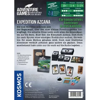 Kosmos Adventure Games - Expedition Azcana Board game Travel/adventure