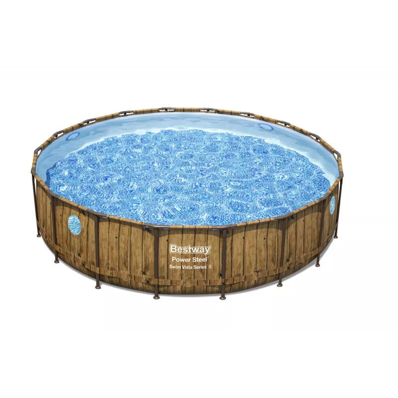 Bestway 56977 above ground pool Framed pool Round 23062 L Brown