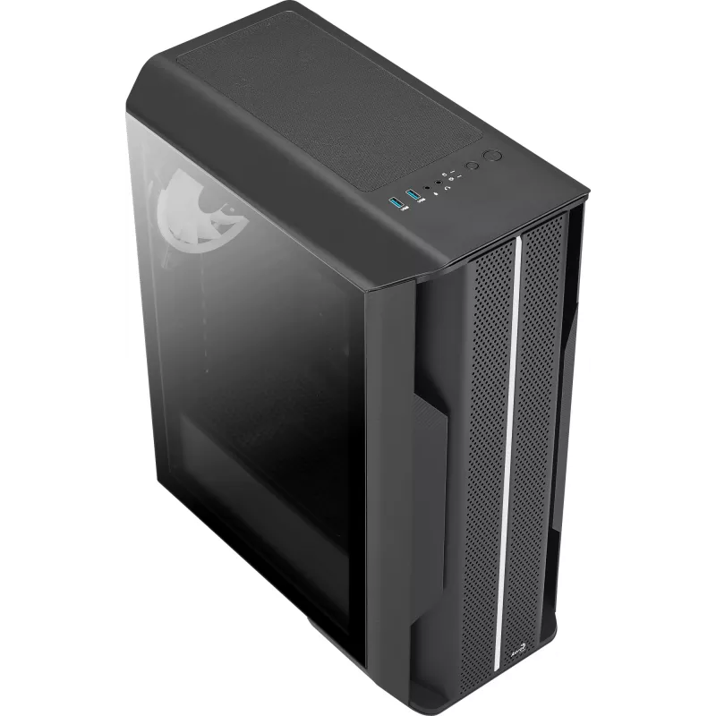 Aerocool SPLINTER DUO ATX Gaming Case 3x ARGB 12cm Fans + Front Mesh