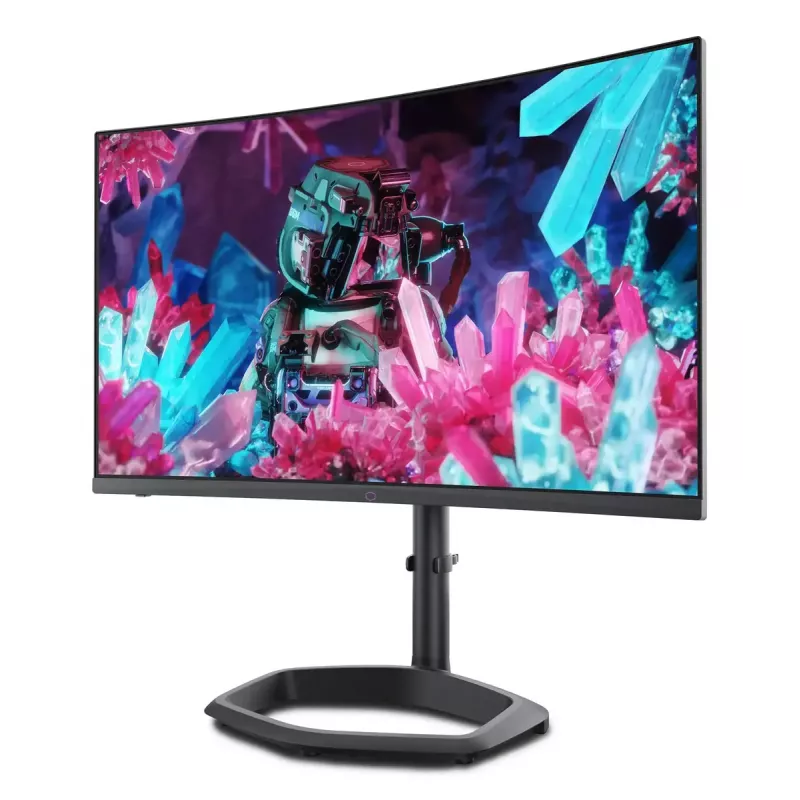27 inch Cooler Master GM27QP gaming monitor — QHD VA curved panel, 240Hz, Adaptive Sync, black