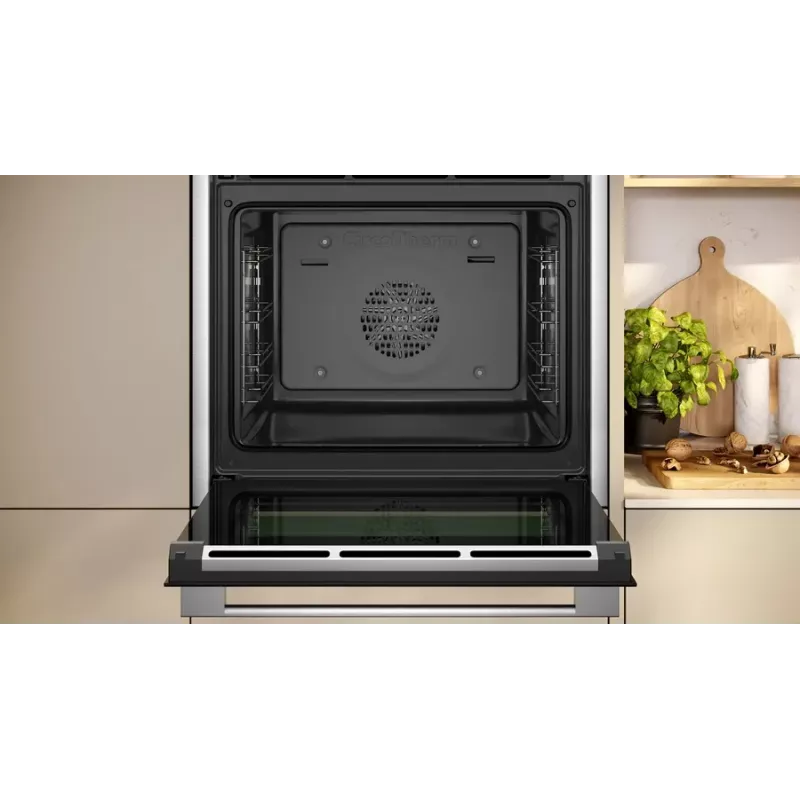 Neff N 70 B24CR31N0 oven 71 L Black, Stainless steel
