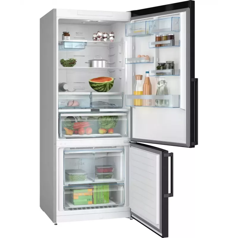 Bosch Serie 6 KGN76AXDR fridge-freezer Freestanding 526 L Black