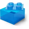 Storage box Room Copenhagen LEGO Storage Brick 4 Top Lid Glitter — blue/transparent