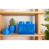 Storage box Room Copenhagen LEGO Storage Brick 4 Top Lid Glitter — blue/transparent
