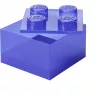 Storage box Room Copenhagen LEGO Storage Brick 4 Top Lid Glitter — purple/transparent