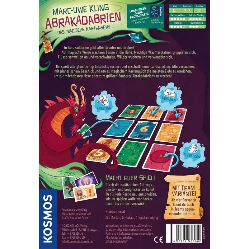 Kosmos 683030 board/card game Card exchange