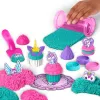 Kinetic Sand Shimmer, Unicorn Bake Shoppe Playset, 16oz (Shimmer Teal and Pink Neon), 8 Unicorn Tools, Sensory Toys for Kids Ages 3 and up