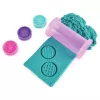 Kinetic Sand Shimmer, Unicorn Bake Shoppe Playset, 16oz (Shimmer Teal and Pink Neon), 8 Unicorn Tools, Sensory Toys for Kids Ages 3 and up