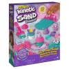 Kinetic Sand Shimmer, Unicorn Bake Shoppe Playset, 16oz (Shimmer Teal and Pink Neon), 8 Unicorn Tools, Sensory Toys for Kids Ages 3 and up