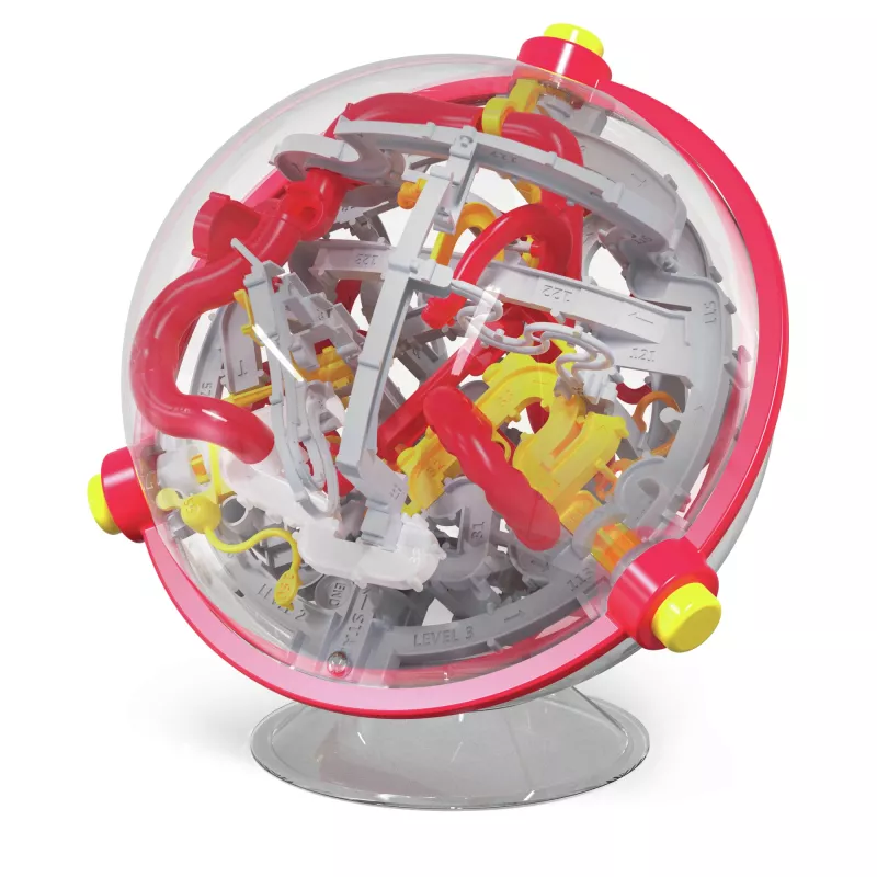 Games Perplexus Portal, 3D Puzzle Ball Maze Fidget Toys Kids Travel Puzzle Fidget Ball with 150 Obstacles, for Adults and Kids Ages 8 and up
