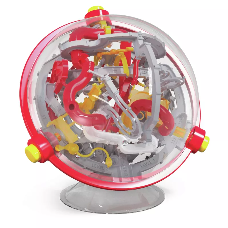 Games Perplexus Portal, 3D Puzzle Ball Maze Fidget Toys Kids Travel Puzzle Fidget Ball with 150 Obstacles, for Adults and Kids Ages 8 and up