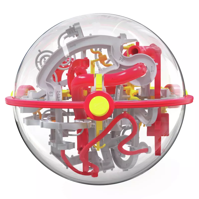 Games Perplexus Portal, 3D Puzzle Ball Maze Fidget Toys Kids Travel Puzzle Fidget Ball with 150 Obstacles, for Adults and Kids Ages 8 and up