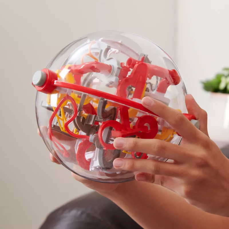 Games Perplexus Portal, 3D Puzzle Ball Maze Fidget Toys Kids Travel Puzzle Fidget Ball with 150 Obstacles, for Adults and Kids Ages 8 and up