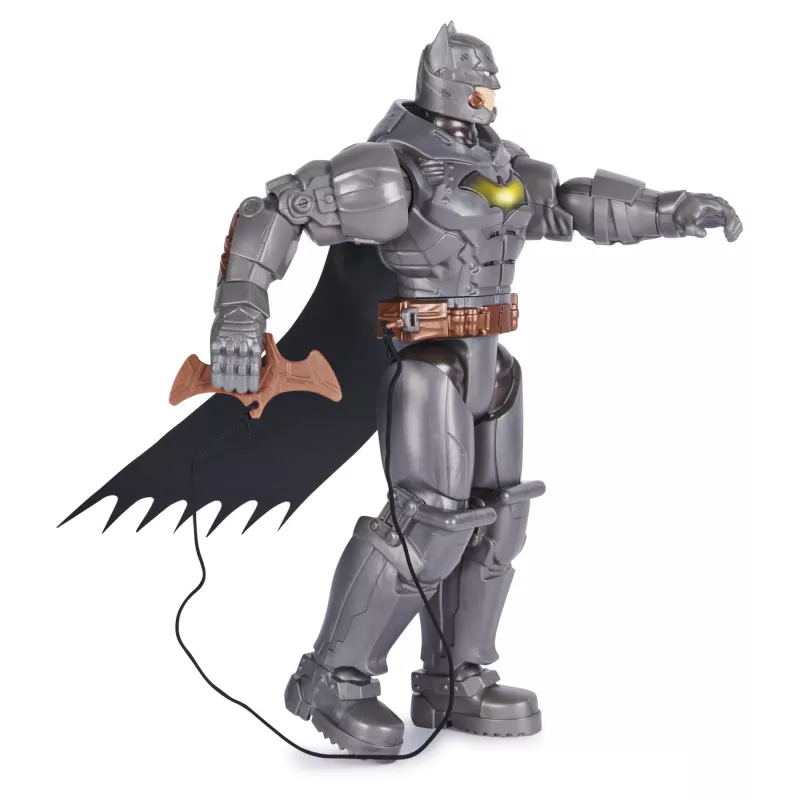 DC Comics , Battle Strike Batman 12-inch Action Figure, 5 Accessories, 20+ Sounds, Collectible Kids Toys for Boys and Girls Ages 3 and Up