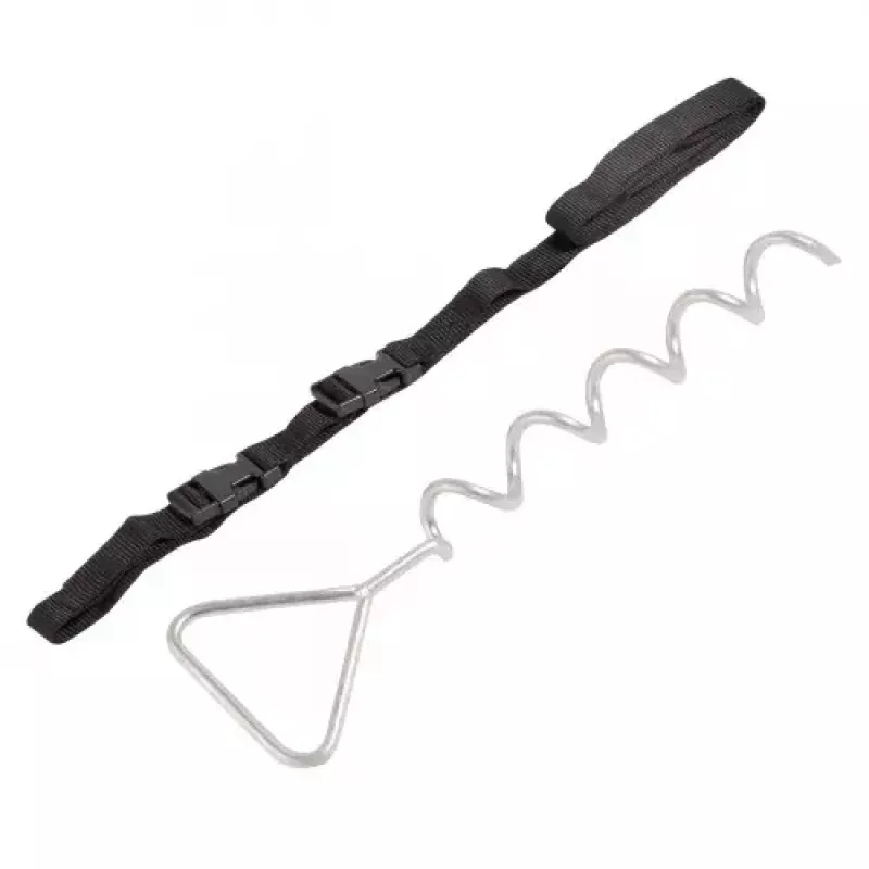 Trampoline anchor kit HUDORA 65011 Steel Black Silver