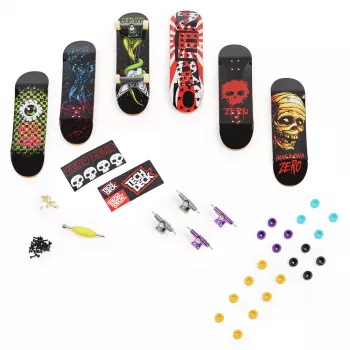 Tech Deck , Sk8shop Fingerboard Bonus Pack, Collectible and Customizable Mini Skateboards (Styles May Vary)