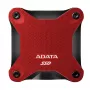 External SSD ADATA SD620 512 GB, USB 3.2 Gen 2 Micro-USB B, red, silicone housing