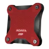 External SSD ADATA SD620 512 GB, USB 3.2 Gen 2 Micro-USB B, red, silicone housing