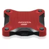 External SSD ADATA SD620 512 GB, USB 3.2 Gen 2 Micro-USB B, red, silicone housing