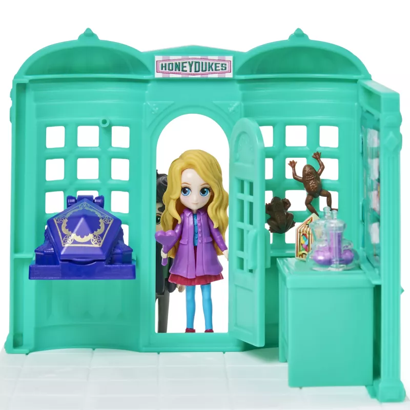 Wizarding World Harry Potter, Magical Minis Honeydukes Sweet Shop with 2 Exclusive Figures and 5 Accessories, Kids Toys for Ages 6 and up