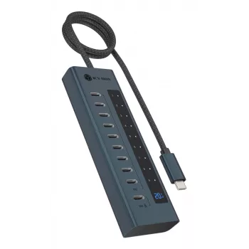 USB hub icybox IB-HUB1450-C31 — 10 ports, USB 3.2