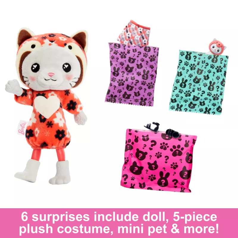 Fashion doll MATTEL Barbie Cutie Reveal Doll — 139 mm, plastic & fabric, ages 3+
