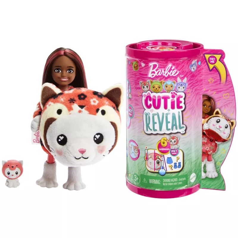 Fashion doll MATTEL Barbie Cutie Reveal Doll — 139 mm, plastic & fabric, ages 3+