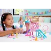 Barbie and Stacie to the Rescue Puppy Playground Playset with Doll, 3 Pet Dog Figures & Accessories