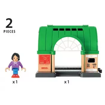 Play vehicle / play track accessory BRIO 33649, 2 pieces, battery LR44 included, multicolour