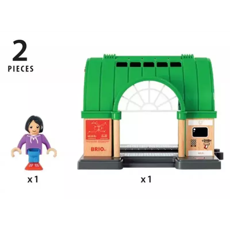 Play vehicle / play track accessory BRIO 33649, 2 pieces, battery LR44 included, multicolour