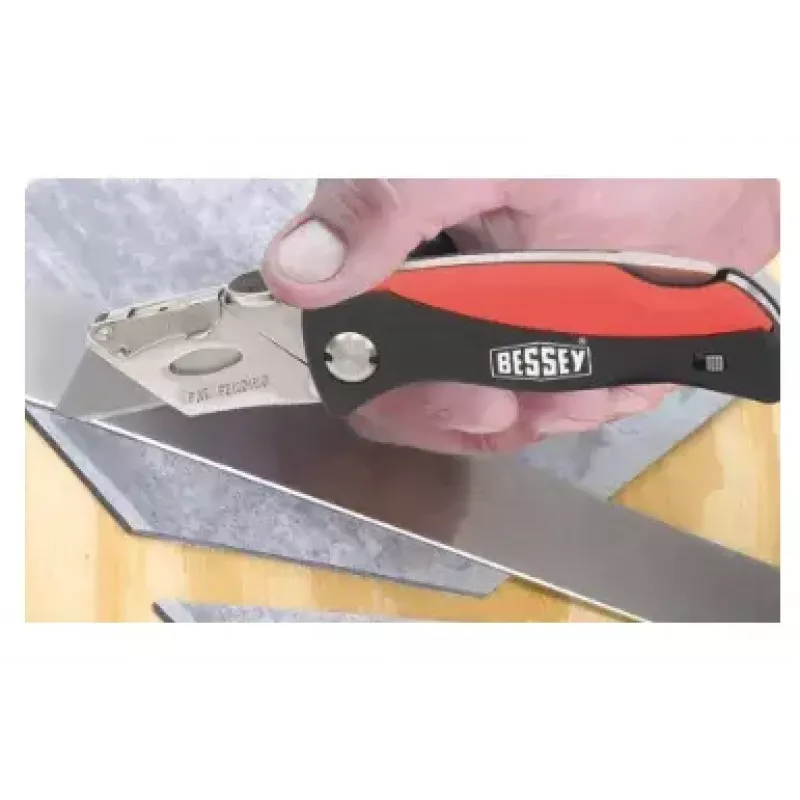 Utility knife Bessey DBKPH-EU Black Red Fixed blade