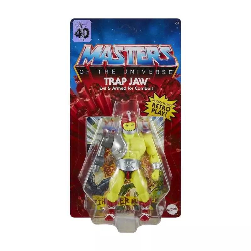 Action Figure Mattel Masters of the Universe Origins Trap Jaw 6+