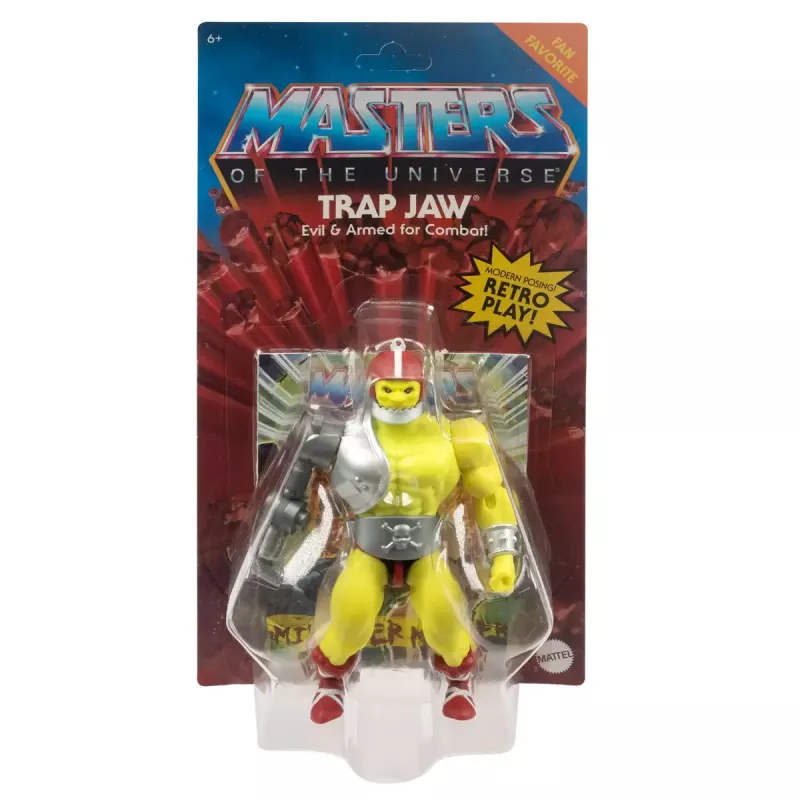Action Figure Mattel Masters of the Universe Origins Trap Jaw 6+