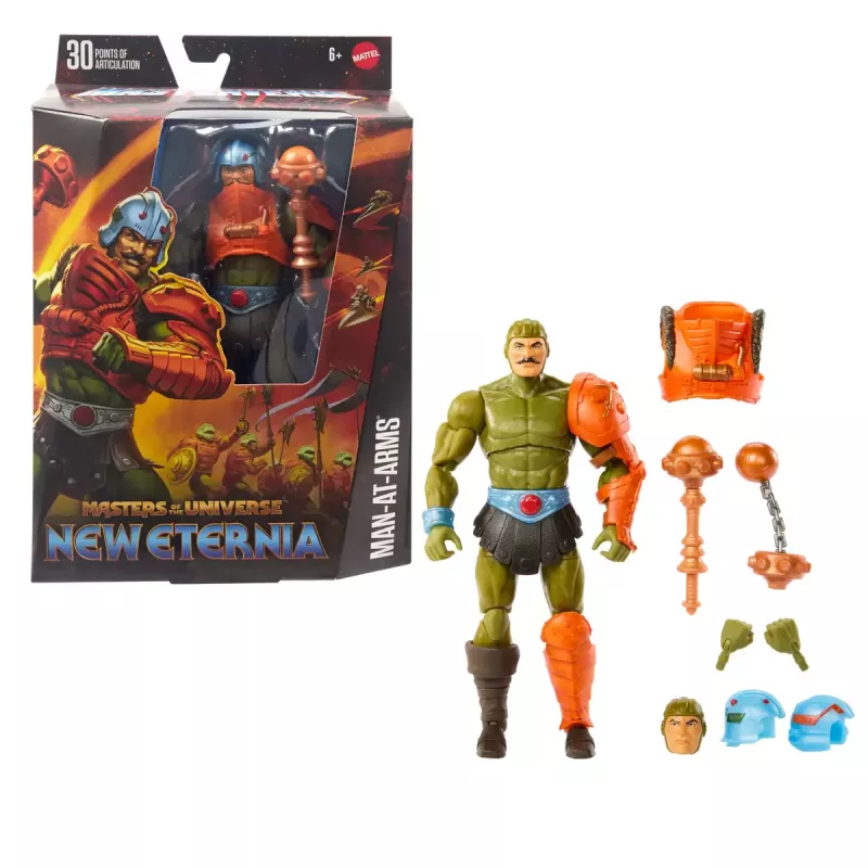 Action Figure Mattel Masters of the Universe Man-At-Arms 6+ Multicolour