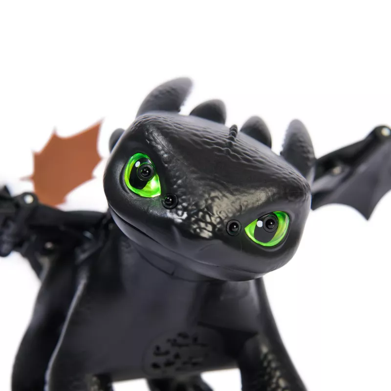 Interactive Toothless Dragon Figure with Light and Sound Effects — Spin Master How to Train Your Dragon