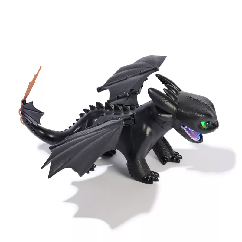 Interactive Toothless Dragon Figure with Light and Sound Effects — Spin Master How to Train Your Dragon