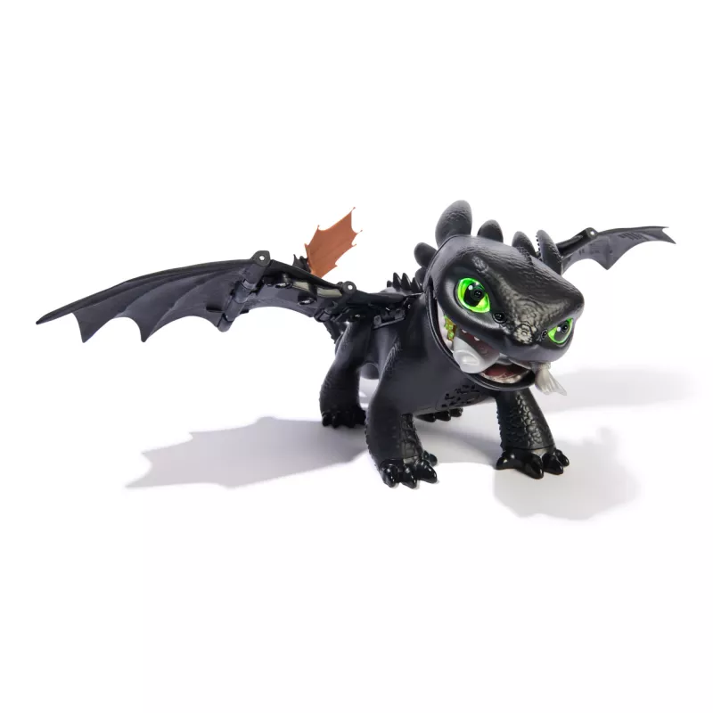 Interactive Toothless Dragon Figure with Light and Sound Effects — Spin Master How to Train Your Dragon