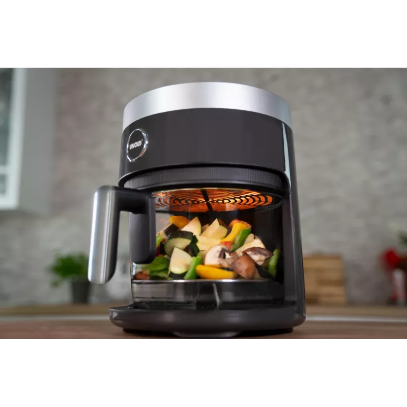 Unold 58695 fryer Single 3.5 L Stand-alone 1200 W Hot air fryer Black
