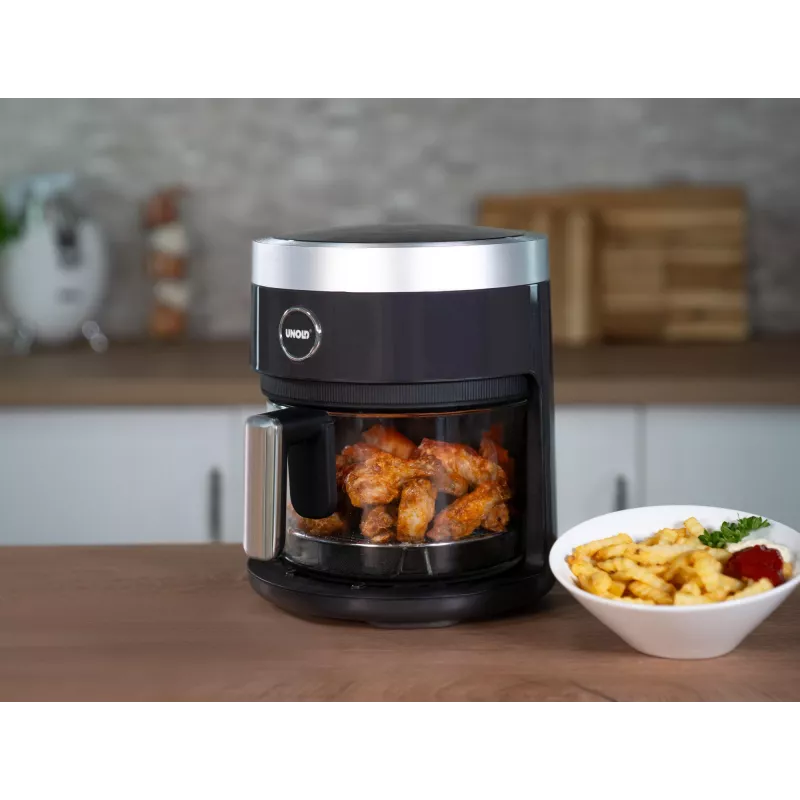 Unold 58695 fryer Single 3.5 L Stand-alone 1200 W Hot air fryer Black