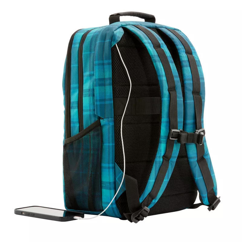 HP Campus XL Tartan Plaid Backpack, Backpack, 620 g