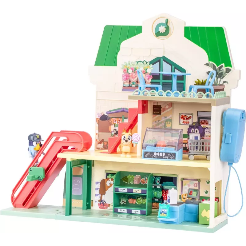 Toy playset Polesie MS18918 – Bluey-themed shopping set, sounding, AAA battery, age 3+