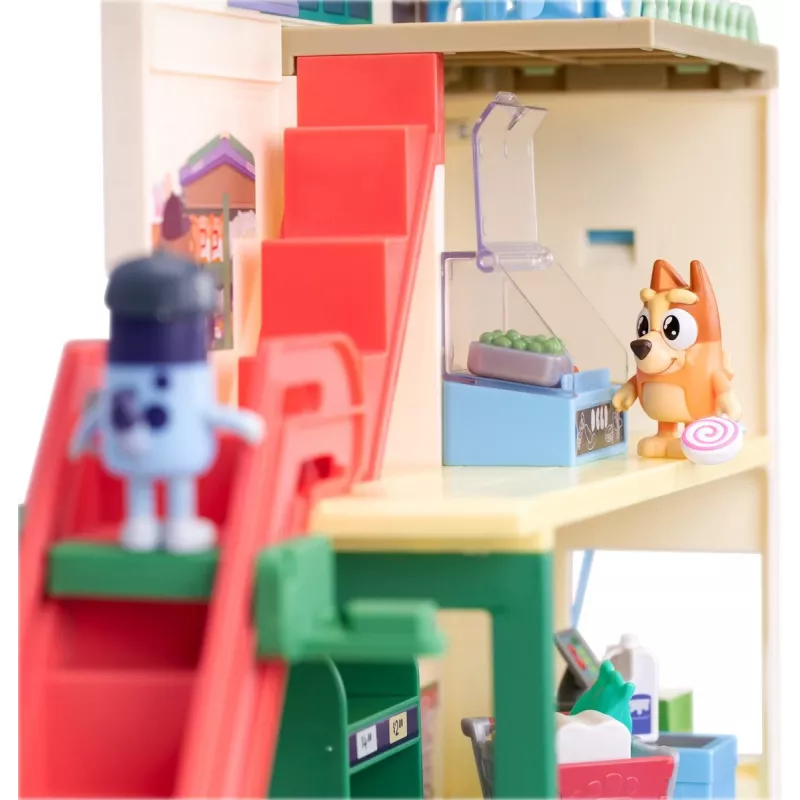 Toy playset Polesie MS18918 – Bluey-themed shopping set, sounding, AAA battery, age 3+