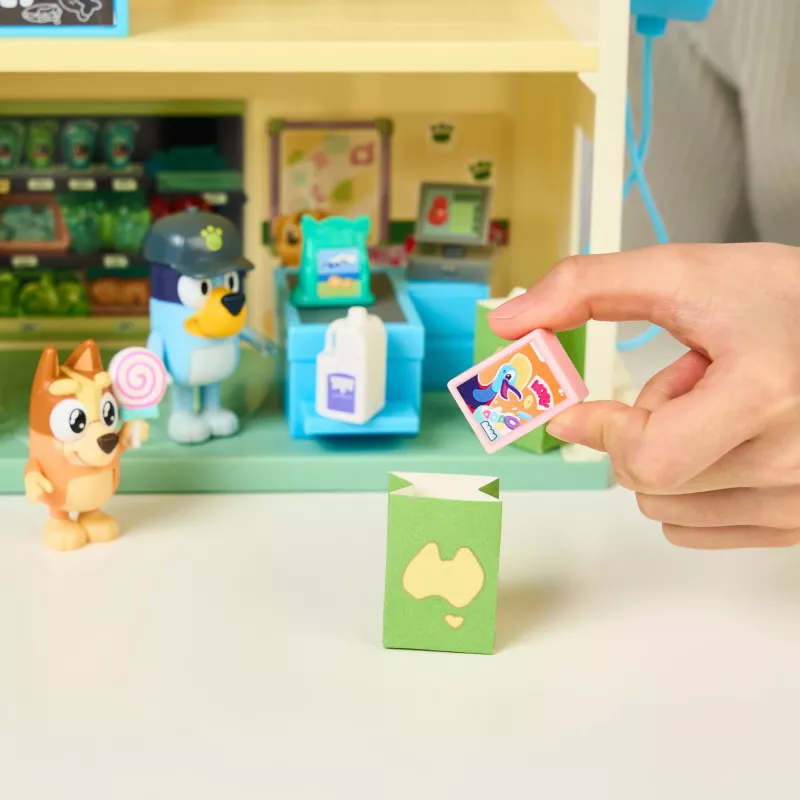 Toy playset Polesie MS18918 – Bluey-themed shopping set, sounding, AAA battery, age 3+