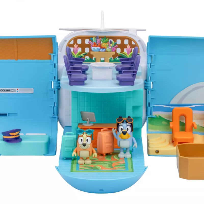 Airport & aircraft Moose Toys Bluey 3 in 1 Airplane Playset Multicolour
